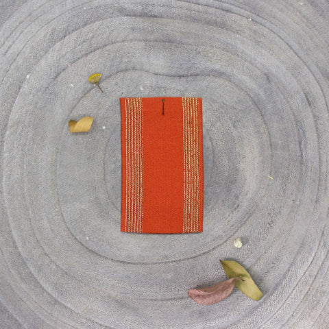Striped elastic - Poppy Tangerine