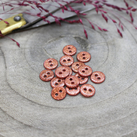 Glitter Buttons - Melba x 50