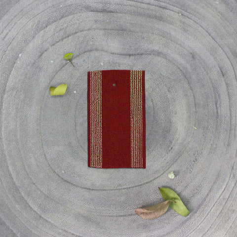 Striped elastic - Rust