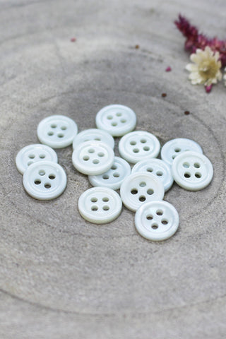 Bliss Buttons - Sage x 50