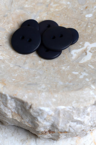 Classic Matte Buttons - Night/Deep Charcoal x 50