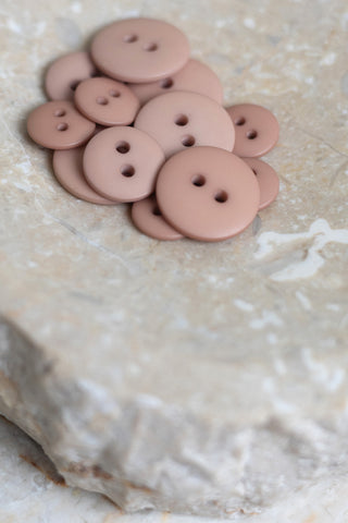 Boutons Classic Matte - Maple / Sandy Sand x 50