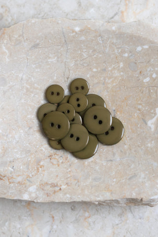Boutons Classic Shine - Ivy Green x 50