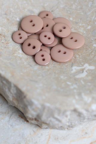 Classic Shine Buttons - Maple / Sandy Sand x 50