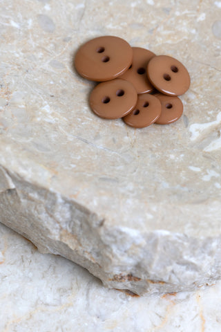 Classic Shine Buttons - Pecan Pie