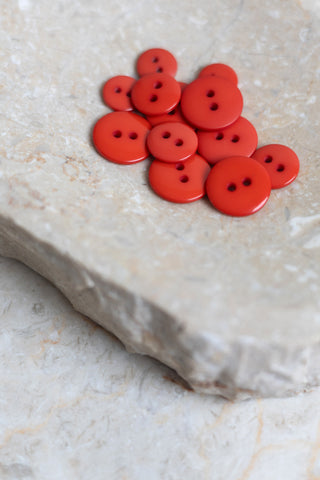 Boutons Classic Shine - Tangerine x 50