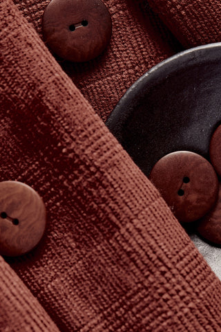Dandy Velvet Rust Fabric
