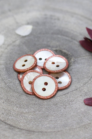 Boutons Glitz - Melba x 50