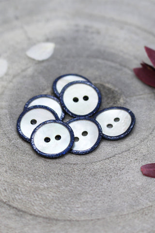 Glitz Buttons - Midnight x 50
