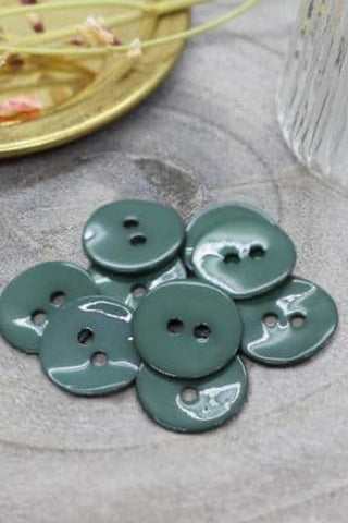 Glossy Buttons - Cactus x 50