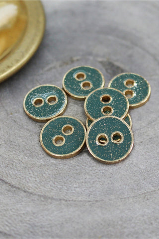 Boutons Joy Glitter - Cactus x 50