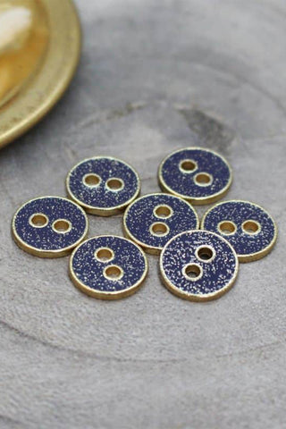 Boutons Joy Glitter - Cobalt x 50