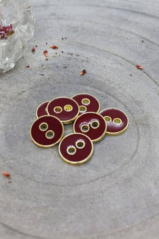 Joy Buttons - Amarante x 50