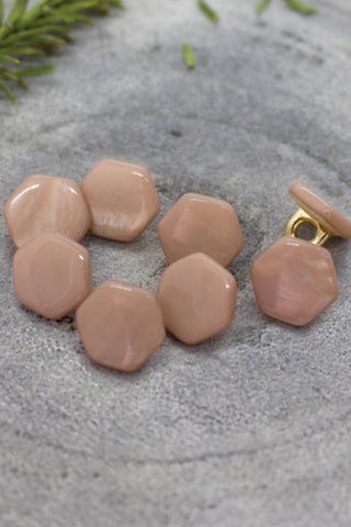 Boutons Quartz - Maple / Sandy Sand x 50