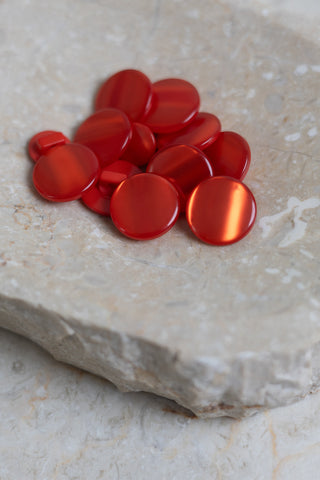 Swing Buttons - Poppy Tangerine x 50