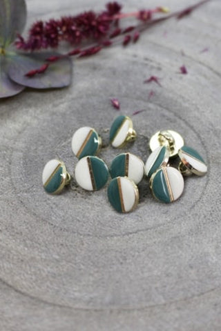 Wink Buttons Black - Cactus x 50